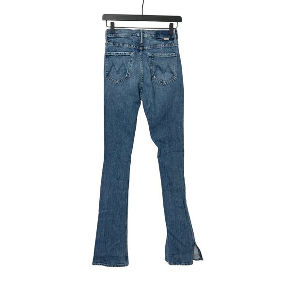 Mother Superior High Waisted Runaway Slice Heel Jeans in Morning Chores Size 25 - Picture 3 of 13